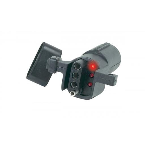 6 Pole Round to 4 Wire Flat with LED Test Lights - 47325