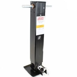 12,000 lbs RAM® Heavy Duty Drop Leg Jack with Spring Return. Front Facing Drop Leg Plunger Pin - TJD-12000SP-F2NH