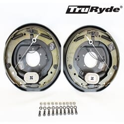 Pair of 12"x2" TruRyde® Self-Adjusting Electric Brake Assemblies for 5,200 lbs. to 7,000 lbs. Trailer Axles - 23134AUTO-IPS