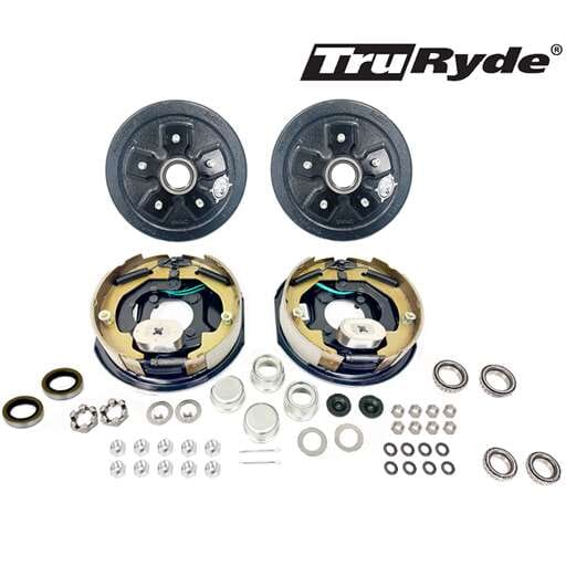 5-4.5" Bolt Circle 3,500 lbs. TruRyde® Trailer Axle Electric Brake Kit
