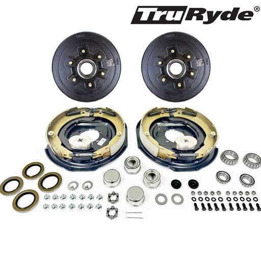 6-5.5" Bolt Circle 5,200 lbs. TruRyde® Trailer Axle Electric Brake Kit - BK13ELE-IPS