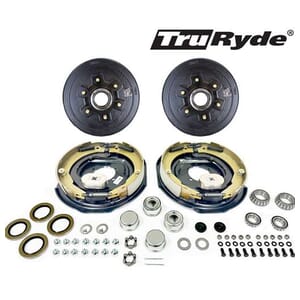 6-5.5" Bolt Circle 5,200 lbs. TruRyde® Trailer Axle Electric Brake Kit - BK13ELE-IPS