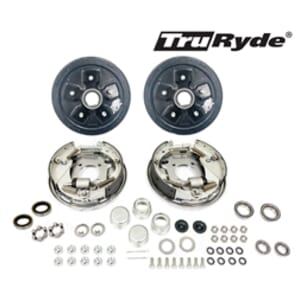 5-5.5" Bolt Circle 3,500 lbs. TruRyde® Trailer Axle Hydraulic Brake Kit - BK555HYD-IPS