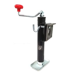 2,000 lb. Top Wind Ram® Swivel Jack with Weld-on Bracket Mount. 10" Travel - TJB-2001-B