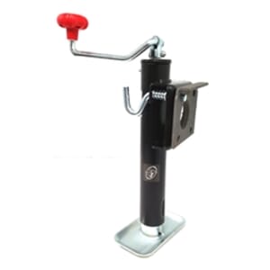 2,000 lb. Top Wind Ram® Swivel Jack with Weld-on Bracket Mount. 10" Travel - TJB-2001-B