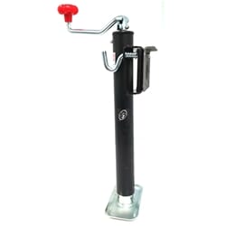 2,000 lb. Top Wind Ram Swivel Jack with Weld-on Bracket Mount. 15" Travel - TJB-2002-B