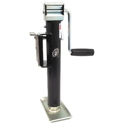 2,000 lb. Side Wind Ram Swivel Jack with Weld-on Bracket Mount. 10" Travel - TJB-2001S-B
