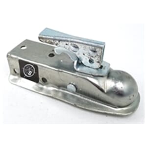 Ram 1 7/8" ball 2" channel zinc straight tongue coupler 2000 lbs.