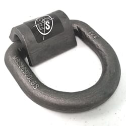3/4" Weld-On D-Ring w/ bracket - DR-340W