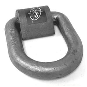 1" Weld-On D-Ring w/ bracket - DR-1034W