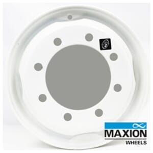 19.5 x 6.75" Replacement White Steel Wheel 8-275mm Bolt Circle - 50180PKWHT21