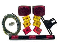Optronics Square LED Trailer Light Kit for over 80" wide, over 30' long and under 10,000 lbs capacity - 121-LK