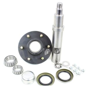 Round R40842X 42 Spindle & 6-5.5" Bolt Circle Trailer Hub - R44213HLB1E