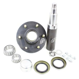 Round R50642X 42 Spindle & 6-5.5" Bolt Circle Trailer Hub - R54213HLB1E