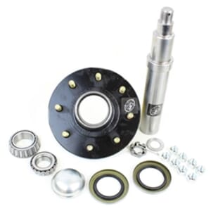 Round R40842 42 Spindle & 8-6.5" Bolt Circle Trailer Hub - R44242865LB1E