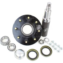 Round R50642X 42 Spindle & 8-6.5" Bolt Circle Trailer Hub - R54242865LB1E