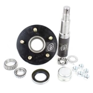 Round R30484X 84 Spindle & 5-4.75" Bolt Circle Trailer Hub - R3845475LB1E