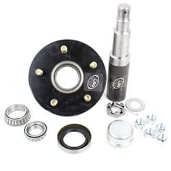 Round R30484X 84 Spindle & 5-5.5" Bolt Circle Trailer Hub - R384555LB1E