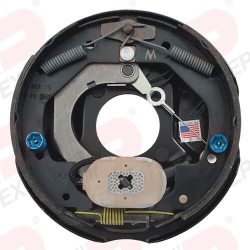 Left Hand 10" x 2 1/4" electric brake assembly for 4400 lbs. Dexter® Trailer Axle, Nev-R-Adjust - K23-478-00