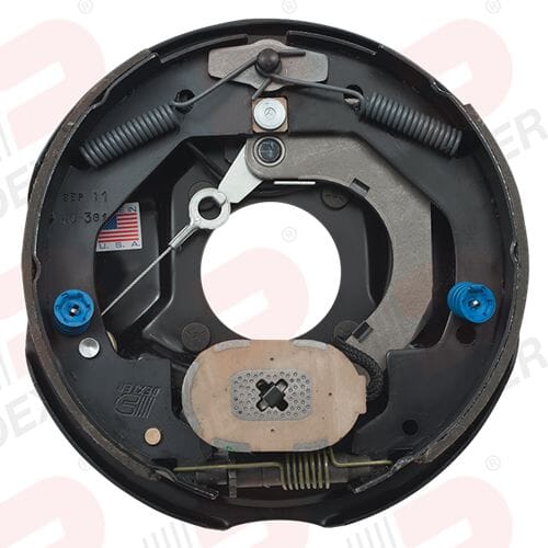 Right Hand 10" x 2 1/4" electric brake assembly for 4400 lbs. Dexter® Trailer Axle, Nev-R-Adjust - K23-479-00