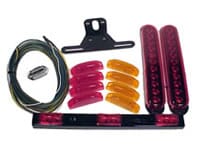 Optronics Extreme LED Trailer light kit for over 80" wide, over 30' long and under 10,000 lbs capacity - 126-LK