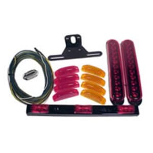 Optronics Extreme LED Trailer light kit for over 80" wide, over 30' long and under 10,000 lbs capacity - 126-LK