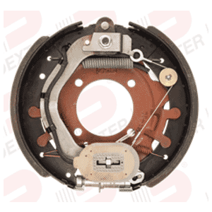 Dexter® 12 1/4" x 3 3/8" Left Hand Forward Self-Adjusting 8,000 lbs. Electric Backing Plate - K23-434-00