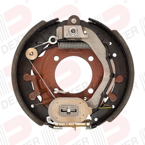 Dexter® 12 1/4" x 3 3/8" Right Hand Forward Self-Adjusting 8,000 lbs. Electric Backing Plate - K23-435-00