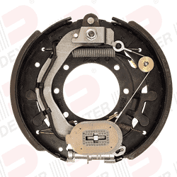 Dexter® 12 1/4" x 3 3/8" Left Hand Electric Forward Self-Adjust Brake Assembly - K23-450-00