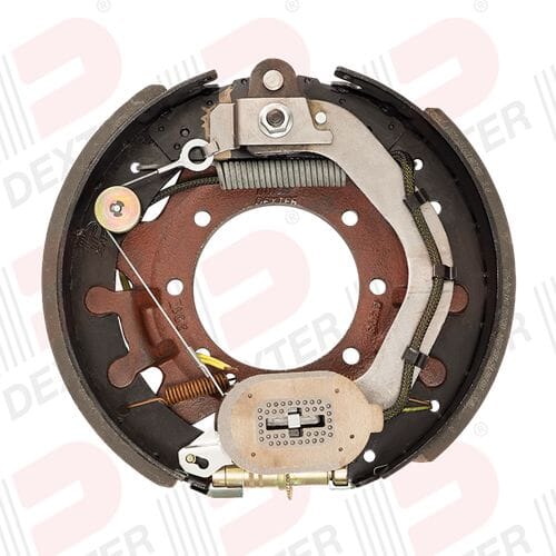 Dexter® 12 1/4" x 3 3/8" Right Hand Electric Forward Self-Adjust Brake Assembly - K23-451-00