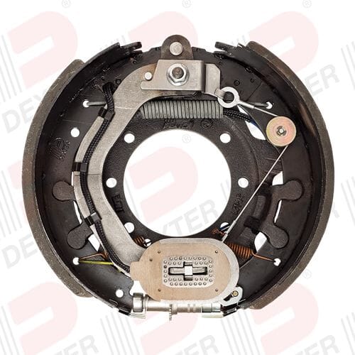 12 1/4" x 5" electric forward self-adjust brake assembly (15K) Left Hand - K23-446-00