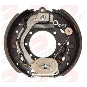 12 1/4" x 5" electric forward self-adjust brake assembly (15K) Left Hand - K23-446-00