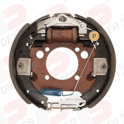 Dexter® 12 1/4" x 3 3/8" Left Hand 8,000 lbs. Hydraulic Duo-Servo Forward Self-Adjusting Backing Plate - K23-402-00