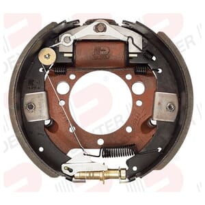 Dexter® 12 1/4" x 3 3/8" Right Hand 8,000 lbs. Hydraulic Duo-Servo Forward Self-Adjusting Backing Plate - K23-403-00