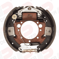 Dexter® 12 1/4" x 3 3/8" Right Hand 8,000 lbs. Hydraulic Duo-Servo Forward Self-Adjusting Backing Plate - K23-403-00