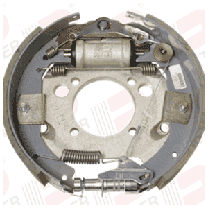 Dexter® 12 1/4" x 3 3/8" Left Hand 8,000 lbs. Hydraulic Corrosion Resistant Duo-Servo Forward Self-Adjusting Backing Plate - K23-420-00