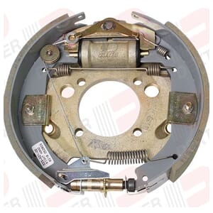 Dexter® 12 1/4" x 3 3/8" Right Hand 8,000 lbs. Hydraulic Corrosion Resistant Duo-Servo Forward Self-Adjusting Backing Plate - K23-421-00