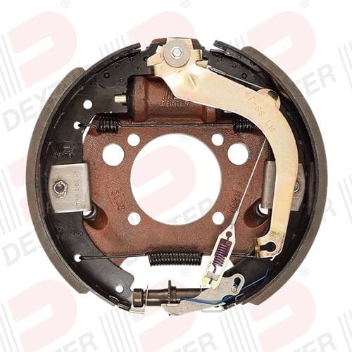 Dexter® 12 1/4" x 3 3/8" Left Hand 8,000 lbs. Hydraulic Duo-Servo Rear Self-Adjusting with Parking Brake Backing Plate - K23-171-00