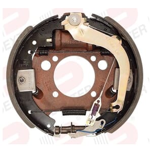 Dexter® 12 1/4" x 3 3/8" Left Hand 8,000 lbs. Hydraulic Duo-Servo Rear Self-Adjusting with Parking Brake Backing Plate - K23-171-00