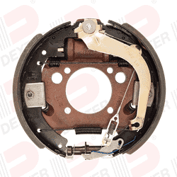 Dexter® 12 1/4" x 3 3/8" Left Hand 8,000 lbs. Hydraulic Duo-Servo Rear Self-Adjusting with Parking Brake Backing Plate - K23-171-00