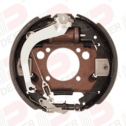 Dexter® 12 1/4" x 3 3/8" Right Hand 8,000 lbs. Hydraulic Duo-Servo Rear Self-Adjusting with Parking Brake Backing Plate - K23-172-00