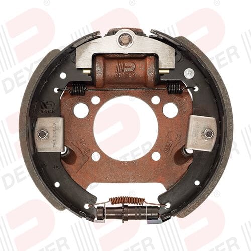Dexter® 12 1/4" x 3 3/8" Left Hand 8,000 lbs. Hydraulic Manual Adjust Duo-Servo Backing Plate - K23-388-00