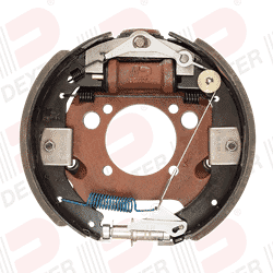 Dexter® 12 1/4" x 3 3/8" Left Hand 8,000 lbs. Hydraulic Uni-Servo Forward Self-Adjusting Backing Plate - K23-418-00