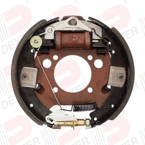 Dexter® 12 1/4" x 3 3/8" Right Hand 8,000 lbs. Hydraulic Uni-Servo Forward Self-Adjusting Backing Plate - K23-419-00