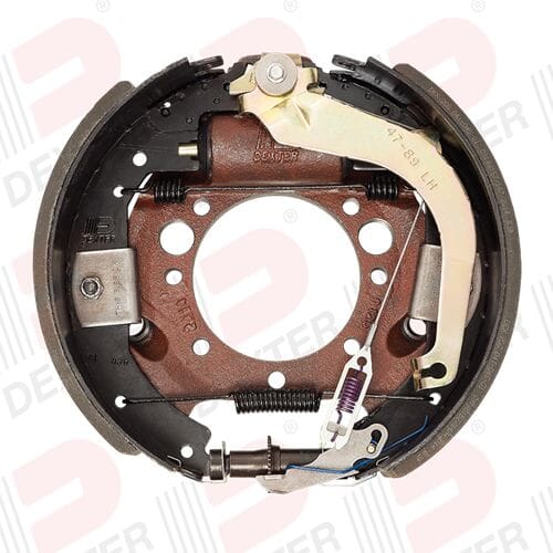 Dexter® Left Hand 12 1/4" x 4" Hydraulic Duo-Servo Rear Self-Adjust with Park Brake Assembly - 10,000 lbs. Heavy Duty - K23-168-00