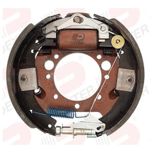 Dexter® Left Hand 12 1/4" x 4" Hydraulic Duo-Servo Forward Self-Adjust Brake Assembly 10,000 lbs. Heavy Duty - K23-414-00