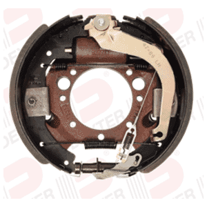 12 1/4" x 5" hydraulic duo-servo rear self-adjust with park brake assembly 12,000 lbs. Left Hand - K23-165-00