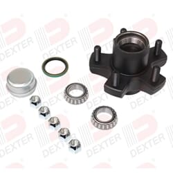 Dexter® 5-4.5" Star Hub with Parts 8"-12" wheels only - K08-259-91