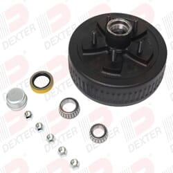 DAN Dexter® Axle Dexter Drum 3.5K axle, 5-4.50 BC, studded 1/2