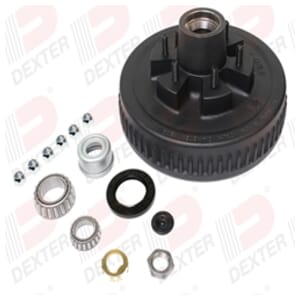 5.2K axle,6-5.50 BC, studded 1/2"-20, 2.125 seal, E-Z Lube grease cap - K08-201-94